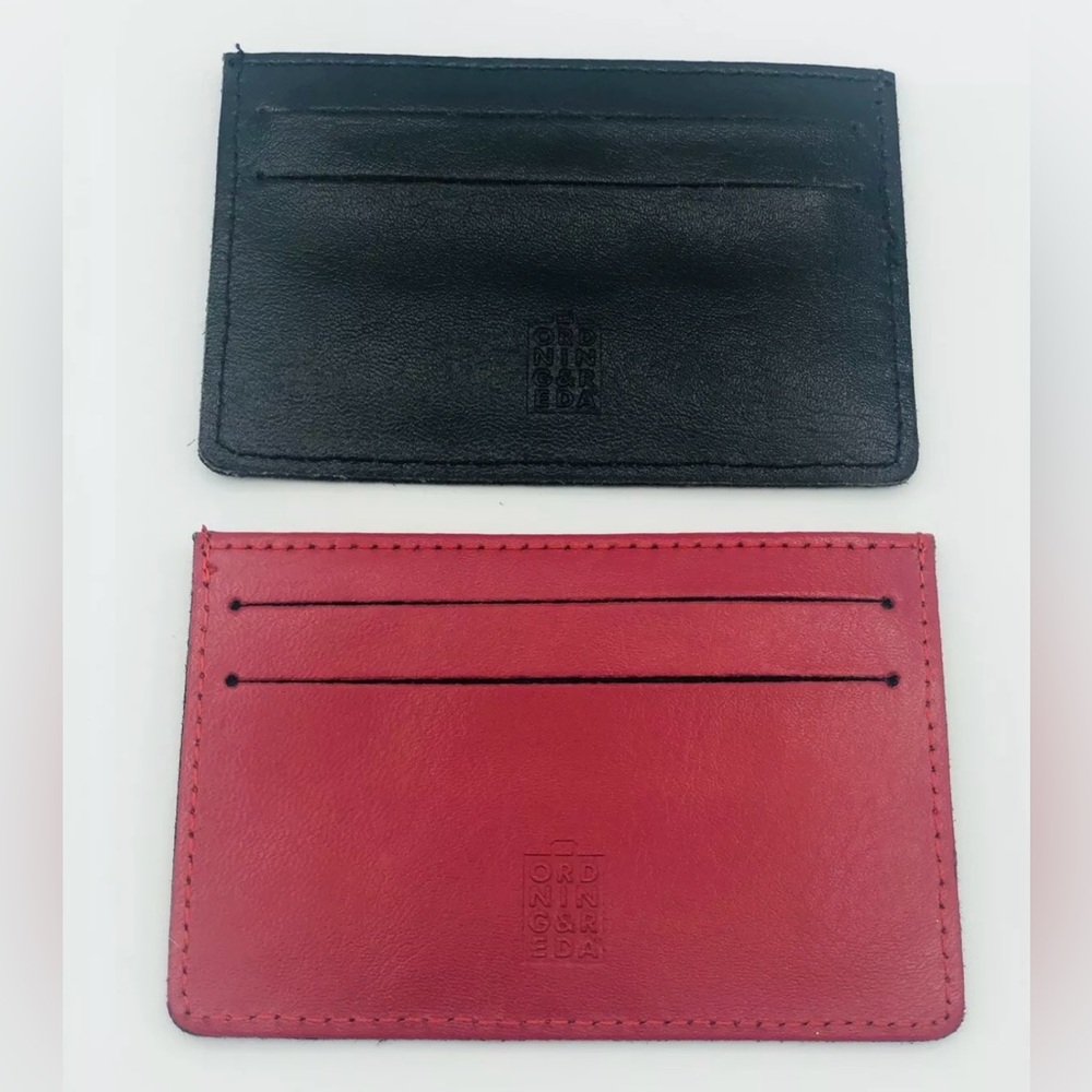 NWOT/ ORDNING & REDA / 2pk card holder / leather/Accessories/ Wallets/